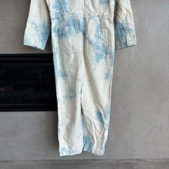 Madewell Tie Dye Front Zip Coverall Jumpsuit, Size M - Picture 13 of 15